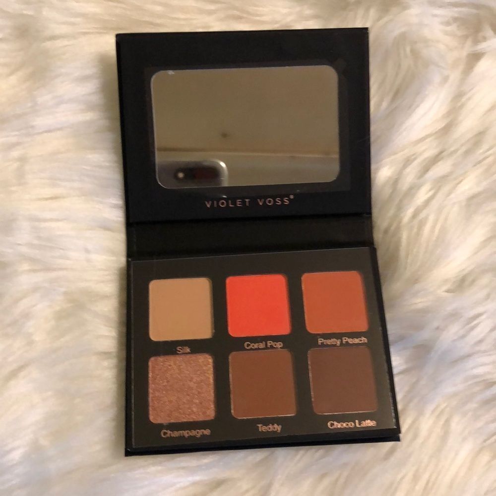 Violet Voss Coral Pop 6 Eyeshadows Palette With Mirror New in Box - Picture 5 of 12